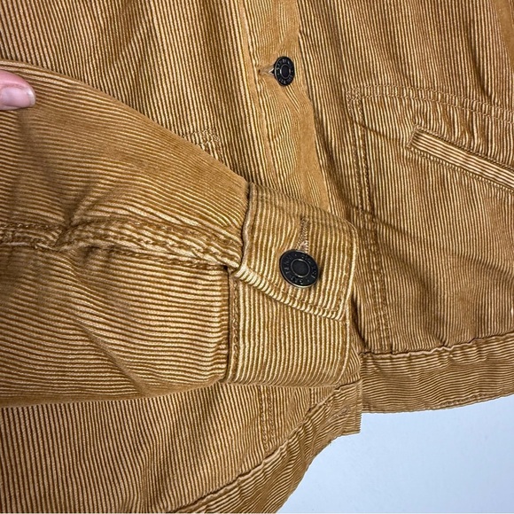 GAP Women’s Sherpa Lined Corduroy Jacket – Size Small Tall - Picture 5 of 7